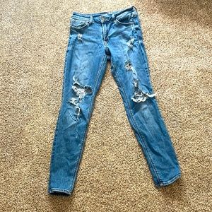 Old Navy Rockstar Super Skinny, Mid Rise Jeans, Size 0